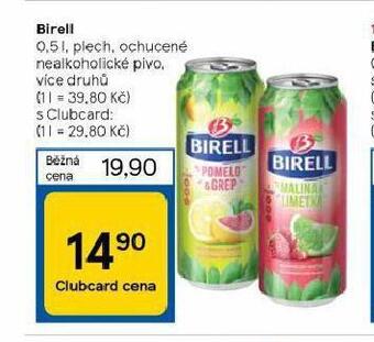 Tesco Birell nealkoholické pivo nabídka