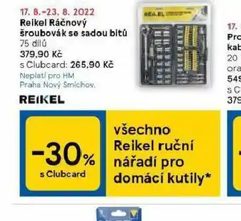Tesco Šroubovák se sadou bitů nabídka