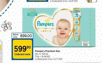 Tesco Pampers dětské pleny nabídka