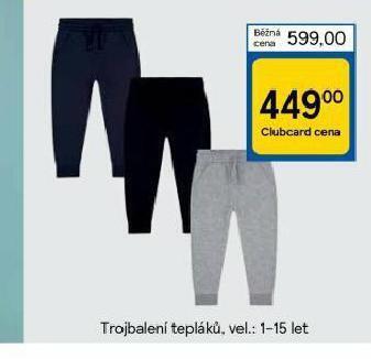 Tesco Tepláky nabídka