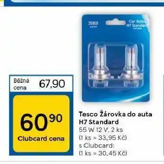 Tesco Žárovka do auta nabídka