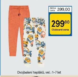 Tesco Tepláky nabídka