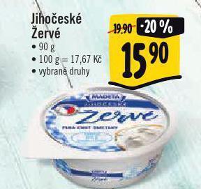 Albert Jihočeské žervé nabídka