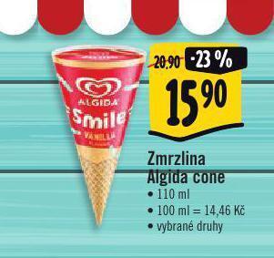 Albert Zmrzlina algida nabídka