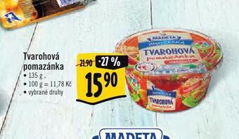 Albert Tvarohová pomazánka nabídka