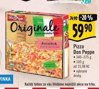 Albert Pizza don peppe nabídka