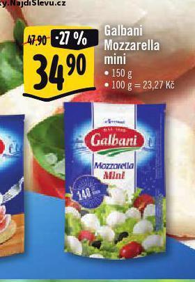 Albert Galbani mozzarella nabídka