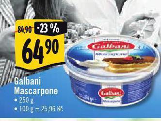 Albert Galbani mascarpone nabídka