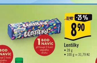 Albert Lentilky nabídka
