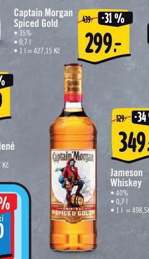 Albert Captain morgan spiced gold nabídka