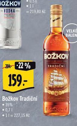 Albert Božkov tradiční nabídka