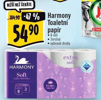 Albert Harmony toaletní papír nabídka