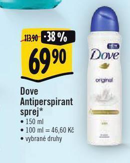 Albert Dove antiperspirant nabídka
