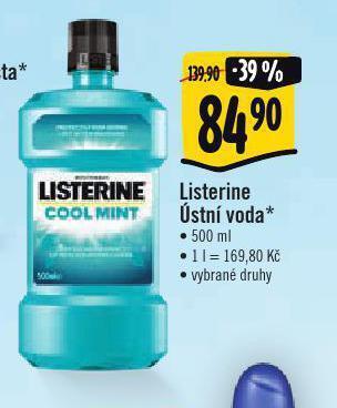 Albert Listerine ústní voda nabídka