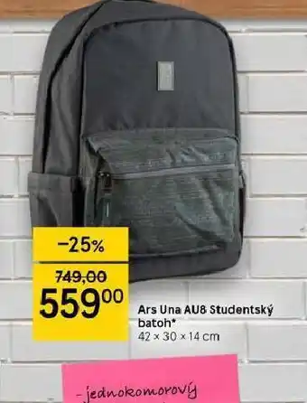 Tesco Ars una aus studentský batoh nabídka