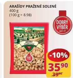 Flop Arašídy pražené solené 400 g nabídka