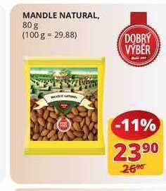 Flop Mandle natural, 80 g nabídka