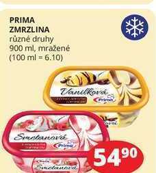 Flop Prima zmrzlina různé druhy 900 ml nabídka