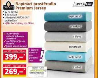 Norma Napínací prostěradlo premium jersey nabídka