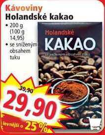 Norma Kávoviny holandské kakao 200 g nabídka