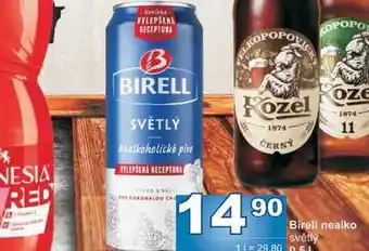 Jip Birell nealko světlý 0,5l, plech nabídka