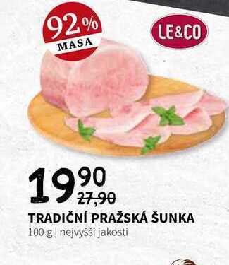 Terno Tradiční pražská šunka 100 g nabídka