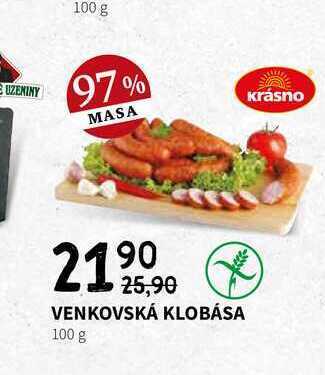 Terno Venkovská klobása 100 g nabídka