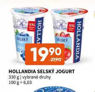 Terno Hollandia selský jogurt 330 g nabídka