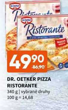 Terno Dr. oetker pizza ristorante 340 g nabídka
