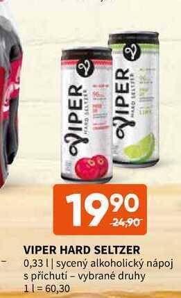 Viper hard seltzer 0,33 l
