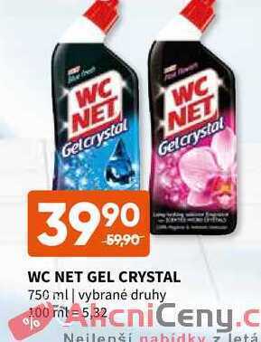 Terno Wc net gel crystal 750 ml nabídka