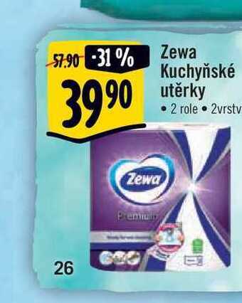 Albert Zewa kuchyňské utěrky • 2 role nabídka