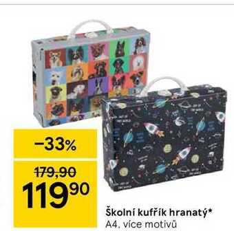 Tesco Školní kufřík hranatý nabídka