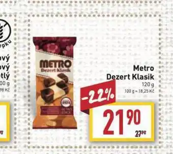 Billa Metro klasik dezert nabídka