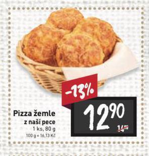 Billa Pizza žemle nabídka