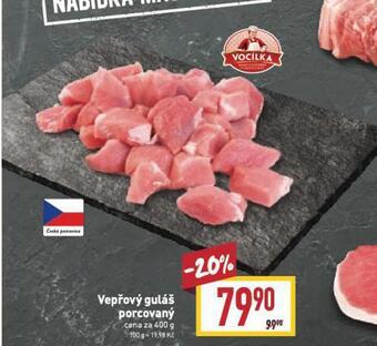 Billa Vepřový guláš porcovaný nabídka
