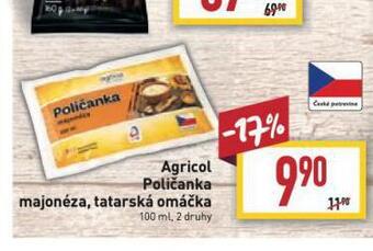 Billa Tatarská omáčka nabídka
