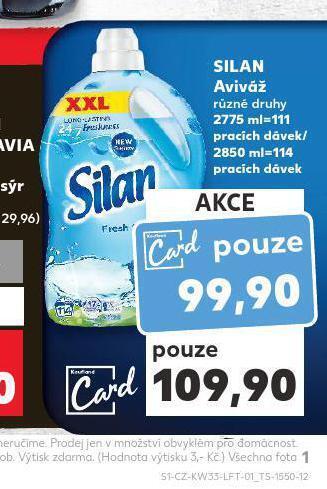 Kaufland Silan aviváž nabídka