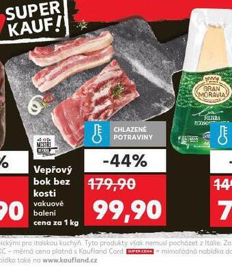 Kaufland Vepřový bok bez kosti nabídka
