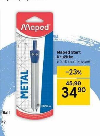 Tesco Maped start kružítko nabídka