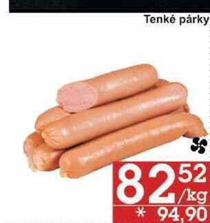 Jip Tenké párky, 1 kg nabídka
