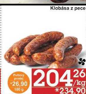 Jip Klobása z pece, 1 kg nabídka