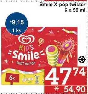 Jip Smile x-pop twister, 6 x 50 ml nabídka