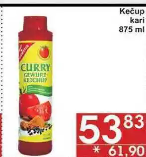 Jip Kečup kari, 875 ml nabídka
