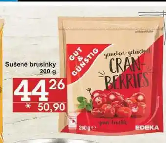 Jip Sušené brusinky, 200 g nabídka