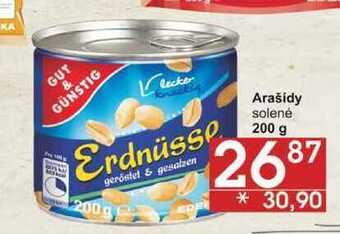 Jip Arašidy solené, 200 g nabídka