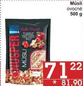 Jip Müsli ovocné, 500 g nabídka