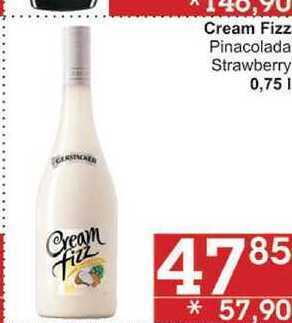 Jip Cream fizz pinacolada, 0,75 l nabídka