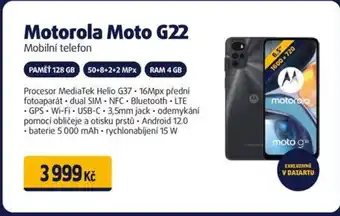 Datart Motorola Moto G22 nabídka