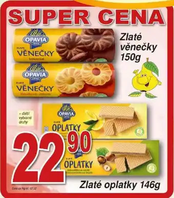 Hruška Opavia Zlaté Oplatky 146 g nabídka